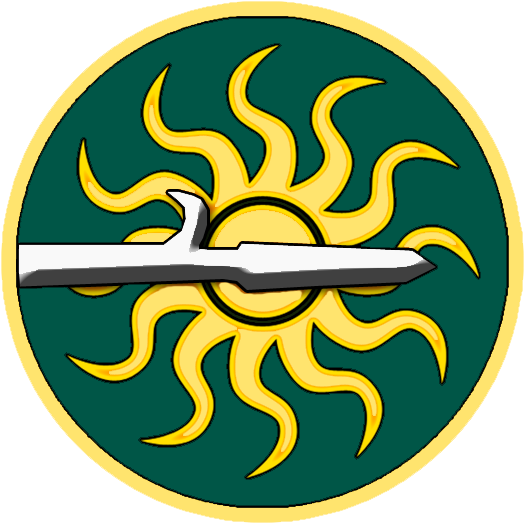 The Original Logo Of The 1909 Fianna Éireann, Featuring - Sun Black Background - Free Transparent PNG Clipart Images Download. - Transparent PNG Free Download