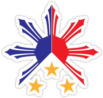 Photogallery Tribal Philippine Flag Logo - 3 Stars And A Sun - Free Transparent PNG Clipart Images Download. - Transparent PNG Free Download