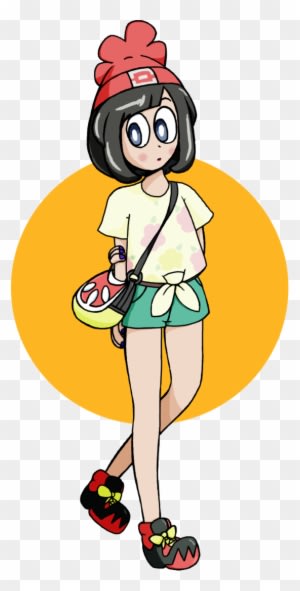Female Trainer From Pokemon Sun And Moon By Cinus-findus - Pokémon Sun And Moon - Free Transparent PNG Clipart Images Download. - Transparent PNG Free Download