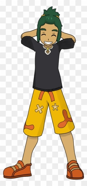 Rival Hau Pokemon Sun And Moon By Patrick-nunez - Pokémon Sun And Moon - Free Transparent PNG Clipart Images Download. - Transparent PNG Free Download
