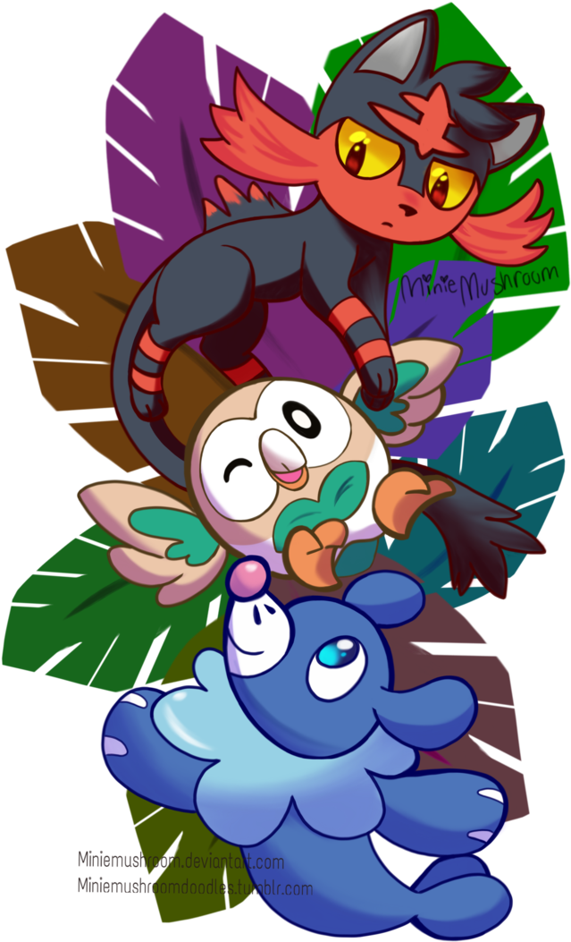 Pokemon Sun And Moon By Miniemushroom - Pokémon Sun And Moon - Free Transparent PNG Clipart Images Download. - Transparent PNG Free Download