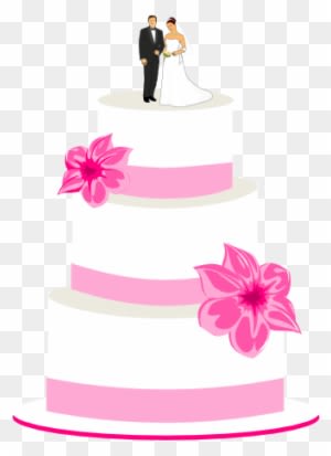 Wedding Cake Clipart - Pink Wedding Cake Clip Art - Free Transparent PNG Clipart Images Download. - Transparent PNG Free Download