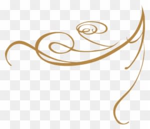 Gold Scrollwork Cliparts - Design Wedding Invitation Png - Free Transparent PNG Clipart Images Download. - Transparent PNG Free Download