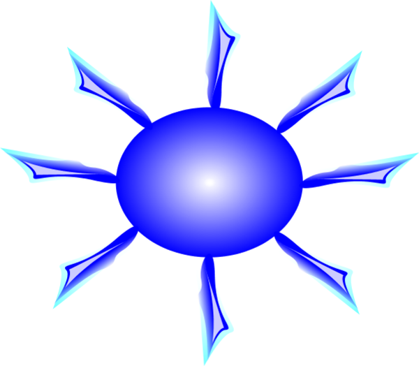 Bright Sun Clip Art - Nautical Wedding Gift - Free Transparent PNG Clipart Images Download. - Transparent PNG Free Download