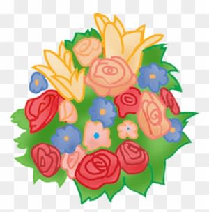 Wedding Cake Clipart, Bridal Bouquet Drawing - Wedding Flower Drawing Png - Free Transparent PNG Clipart Images Download. - Transparent PNG Free Download