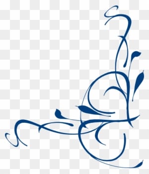Wedding Border Design Royal Blue - Free Transparent PNG Clipart Images Download. - Transparent PNG Free Download