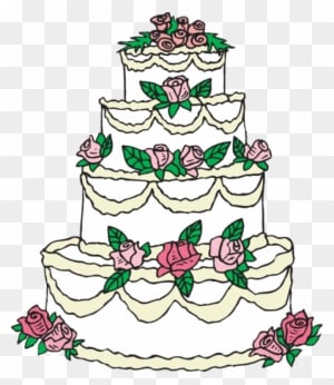 Grab This Free Birds With Ribbon And Rings Wedding - Wedding Cake Clip Art - Free Transparent PNG Clipart Images Download. - Transparent PNG Free Download