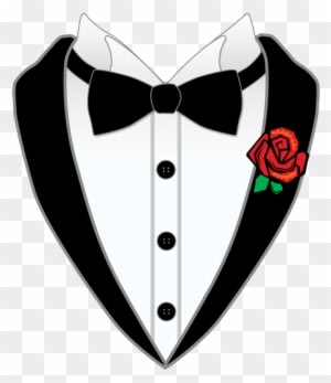 Senior Prom Clipart - Tuxedo Groom Or Groomsman Wedding Party T Shirt - Free Transparent PNG Clipart Images Download. - Transparent PNG Free Download