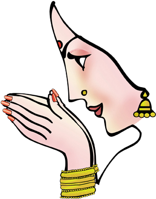 Namaskar Hand Clipart - Indian Wedding Clipart Png - Free Transparent PNG Clipart Images Download. - Transparent PNG Free Download