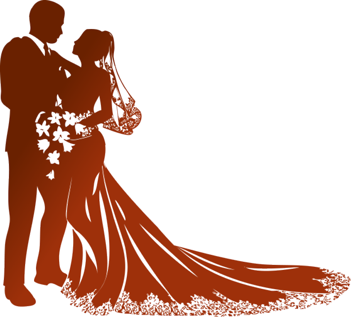 Download Wedding Free Png Photo Images And Clipart - Wedding Couple Silhouette Png - Free Transparent PNG Clipart Images Download. - Transparent PNG Free Download