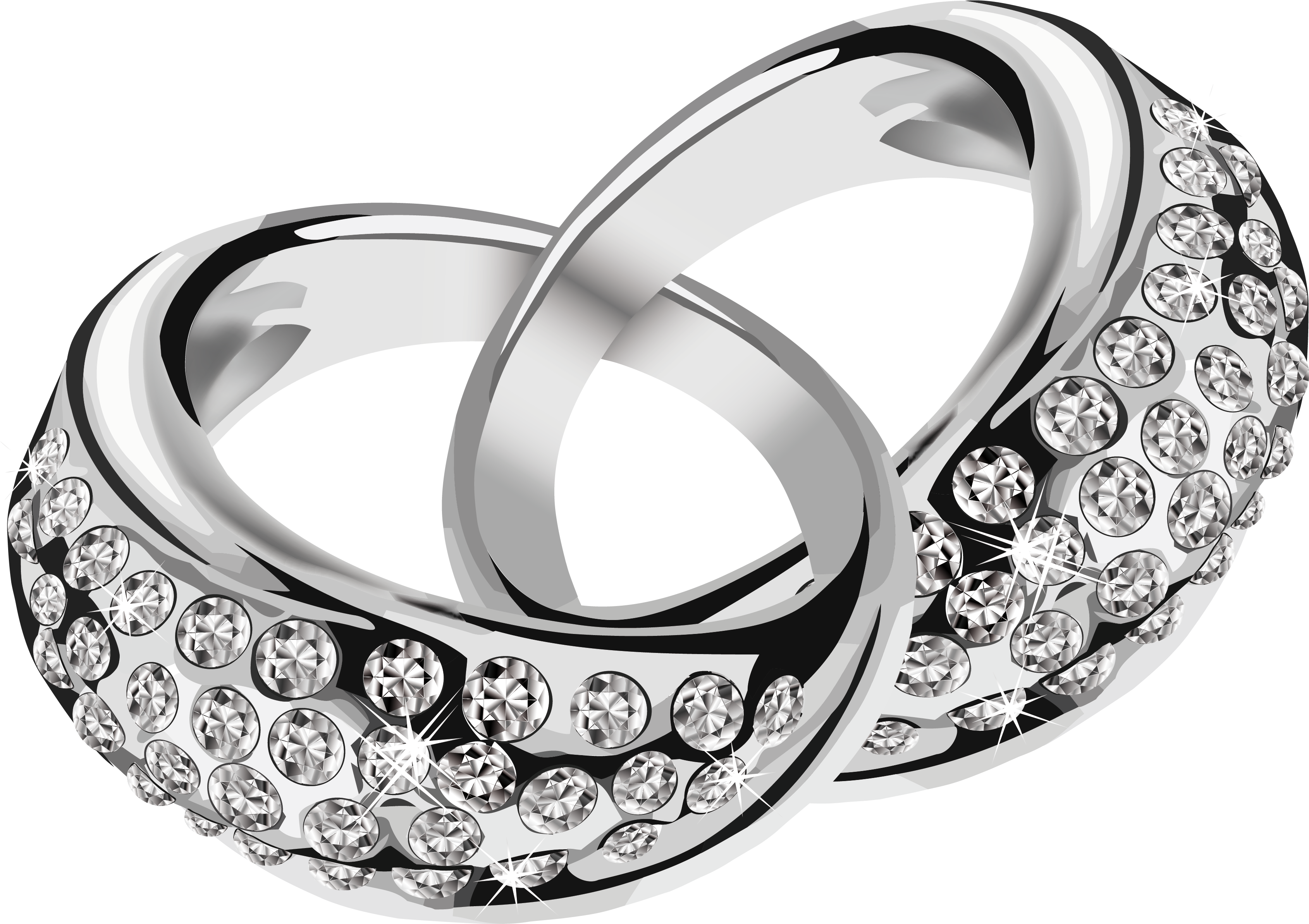 Free Jewelry Clip Art - Silver Wedding Ring Png - Free Transparent PNG Clipart Images Download. - Transparent PNG Free Download