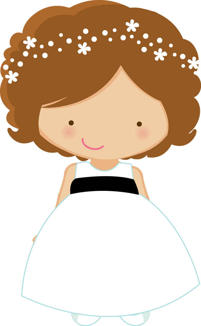 Flower Girl And Ring Bearer Clipart - Wedding Flower Girl Clipart - Free Transparent PNG Clipart Images Download. - Transparent PNG Free Download