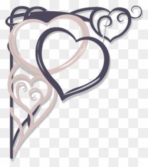 Coins Bordures - Page - Wedding Vector - Free Transparent PNG Clipart Images Download. - Transparent PNG Free Download