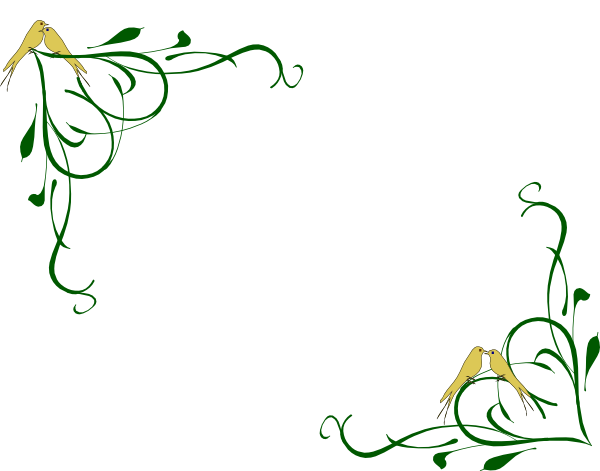 Vintage Love Bird Clip Art - Love Birds Wedding Border - Free Transparent PNG Clipart Images Download. - Transparent PNG Free Download