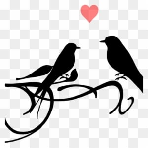 Love Birds Clipart Love Birds Clip Art At Clker Vector - Wedding Picture Symbols - Free Transparent PNG Clipart Images Download. - Transparent PNG Free Download