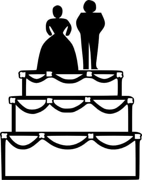 Wedding Cake Clip Art At Clker Com Vector Clip Art - Wedding Cake Clip Art - Free Transparent PNG Clipart Images Download. - Transparent PNG Free Download