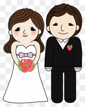 Bride Groom Cartoon 14, - Wedding Funny Marriage Quotes - Free Transparent PNG Clipart Images Download. - Transparent PNG Free Download