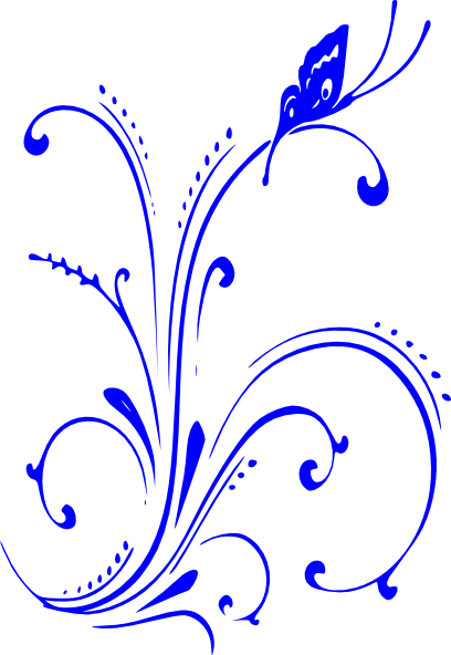 Royal Blue Wedding Border Design - Free Transparent PNG Clipart Images Download. - Transparent PNG Free Download
