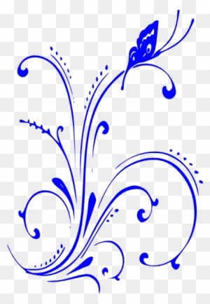 Royal Blue Wedding Border Design - Free Transparent PNG Clipart Images Download. - Transparent PNG Free Download