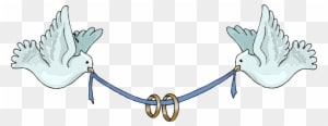 Pin Wedding Birds Clipart - Wedding Rings And Birds - Free Transparent PNG Clipart Images Download. - Transparent PNG Free Download