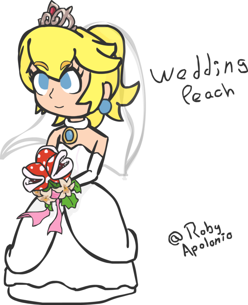 Mario Odyssey Wedding Peach By Robyapolonio - Wedding Peach - Free Transparent PNG Clipart Images Download. - Transparent PNG Free Download