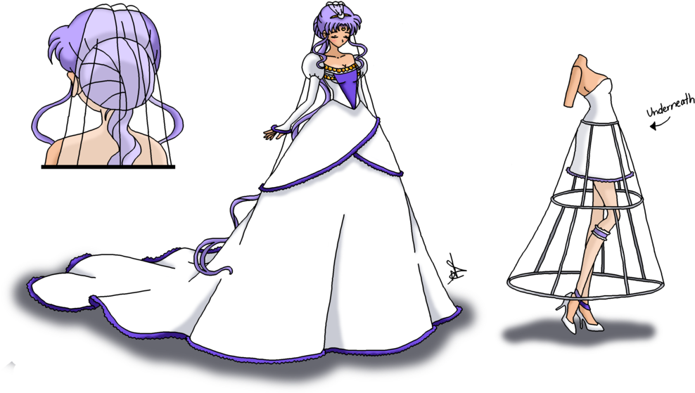 Kousagi's Wedding Dress By Nads6969 - Wedding Dress - Free Transparent PNG Clipart Images Download. - Transparent PNG Free Download