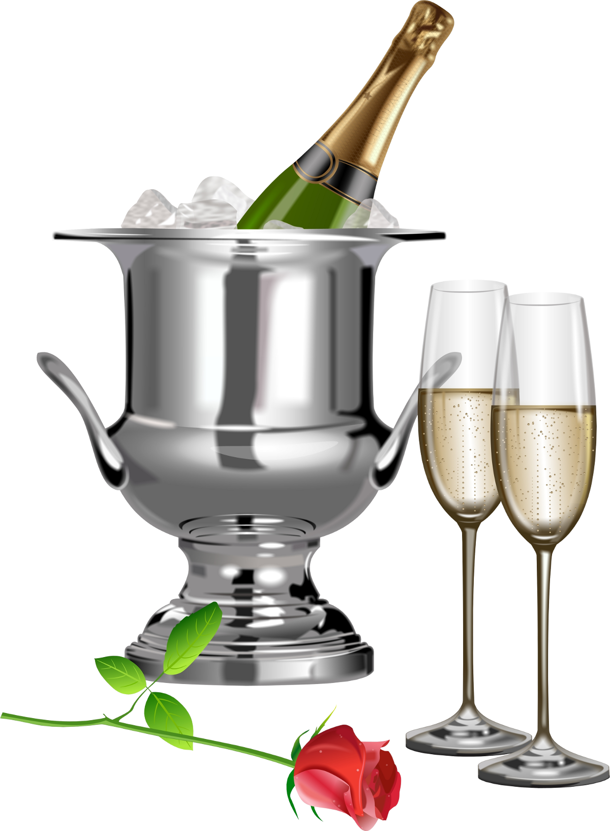 Champagne Clipart Transparent - Wedding Frames For Photoshop - Free Transparent PNG Clipart Images Download. - Transparent PNG Free Download