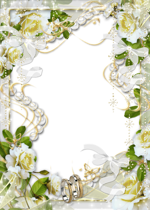 White Flower Frame Png Clipart - Wedding Flowers Png - Free Transparent PNG Clipart Images Download. - Transparent PNG Free Download