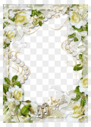 White Flower Frame Png Clipart - Wedding Flowers Png - Free Transparent PNG Clipart Images Download. - Transparent PNG Free Download