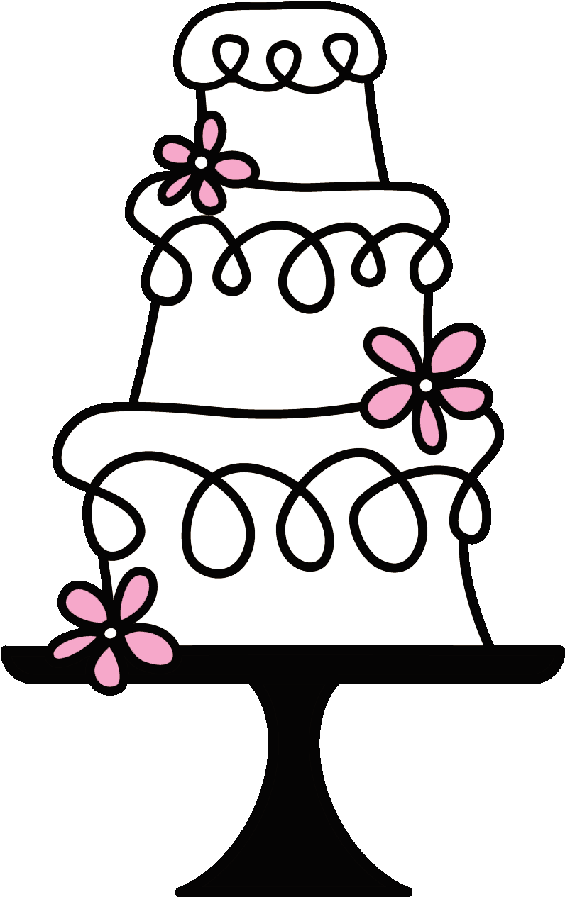 Wedding Cake Clipart Transparent - Wedding Cake Logo Png - Free Transparent PNG Clipart Images Download. - Transparent PNG Free Download