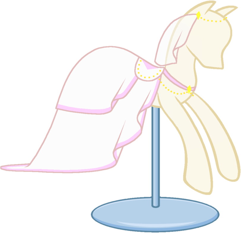 Pink Bride Out Of Stock By Vanillachama - Mlp Wedding Dress Base - Free Transparent PNG Clipart Images Download. - Transparent PNG Free Download