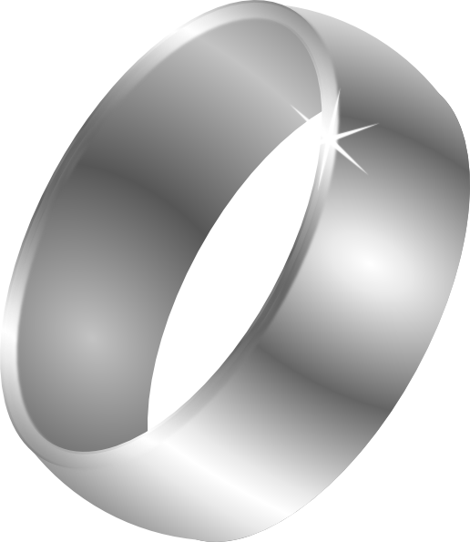 Ring Clipart Silver Ring - Mens Wedding Ring Clipart - Free Transparent PNG Clipart Images Download. - Transparent PNG Free Download