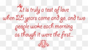 Happy 25th Anniversary Clipart - 25th Wedding Anniversary Clipart - Free Transparent PNG Clipart Images Download. - Transparent PNG Free Download