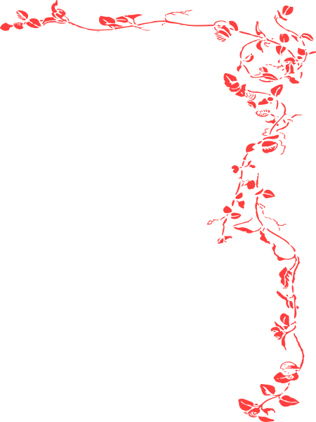 Wedding Borders - Red Borders For Wedding Invitation - Free Transparent PNG Clipart Images Download. - Transparent PNG Free Download