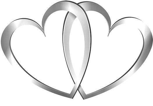 Real Heart Silver Ring Wedding Heart Clipart The Cliparts - Silver Wedding Hearts - Free Transparent PNG Clipart Images Download. - Transparent PNG Free Download