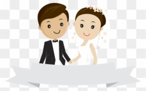 Happy Wedding Png - Cartoon Wedding Couple Png - Free Transparent PNG Clipart Images Download. - Transparent PNG Free Download