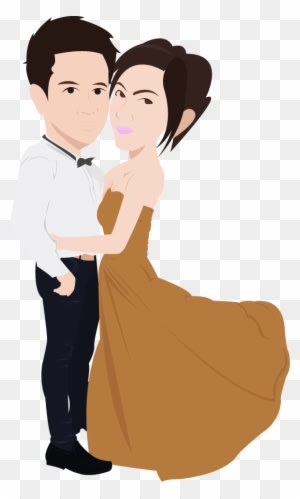 Pre Wedding Cartoon On Behance - Wedding - Free Transparent PNG Clipart Images Download. - Transparent PNG Free Download
