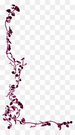 Vine Clipart Burgundy - Wedding Blue Border Design - Free Transparent PNG Clipart Images Download. - Transparent PNG Free Download