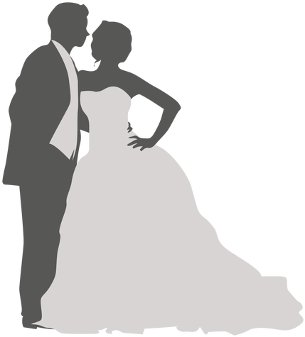 Golden Touch - Dancing Wedding Couple Silhouette - Free Transparent PNG Clipart Images Download. - Transparent PNG Free Download