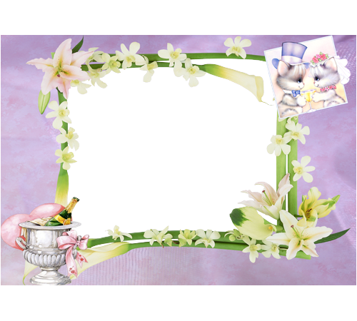 New Photo Album Frame - Wedding Frame In Hd - Free Transparent PNG Clipart Images Download. - Transparent PNG Free Download