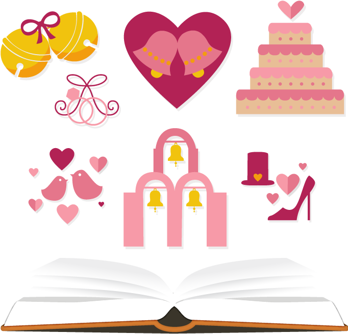 Wedding Diary - Wedding Heart Logo Vector Free - Free Transparent PNG Clipart Images Download. - Transparent PNG Free Download