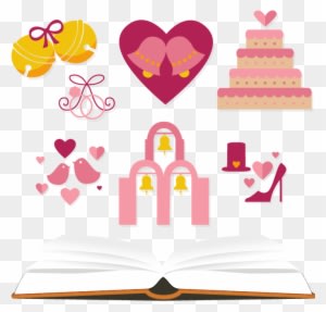 Wedding Diary - Wedding Heart Logo Vector Free - Free Transparent PNG Clipart Images Download. - Transparent PNG Free Download