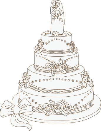 The Wedding Cake Is One Of The Most Important Parts - Wedding Cake - Free Transparent PNG Clipart Images Download. - Transparent PNG Free Download
