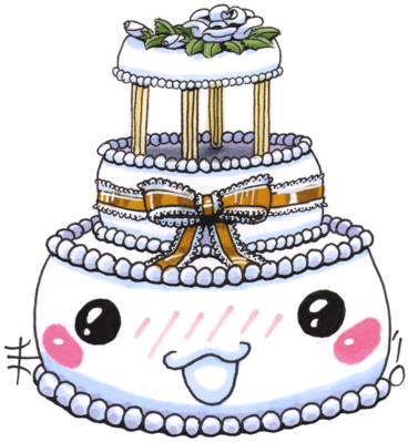 Chibi Wedding Cake By Animegirlmika - Wedding Cake - Free Transparent PNG Clipart Images Download. - Transparent PNG Free Download