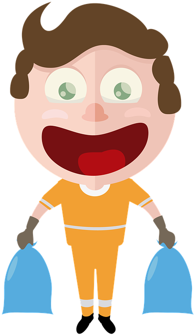 Garbage Man Cartoon - Wedding - Free Transparent PNG Clipart Images Download. - Transparent PNG Free Download