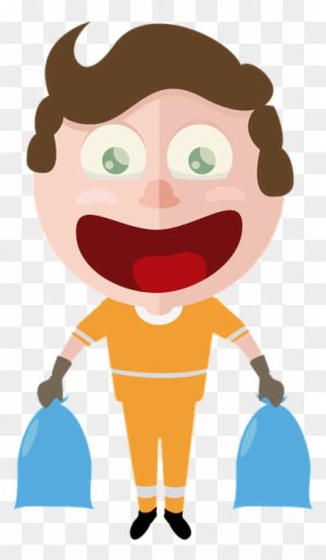Garbage Man Cartoon - Wedding - Free Transparent PNG Clipart Images Download. - Transparent PNG Free Download
