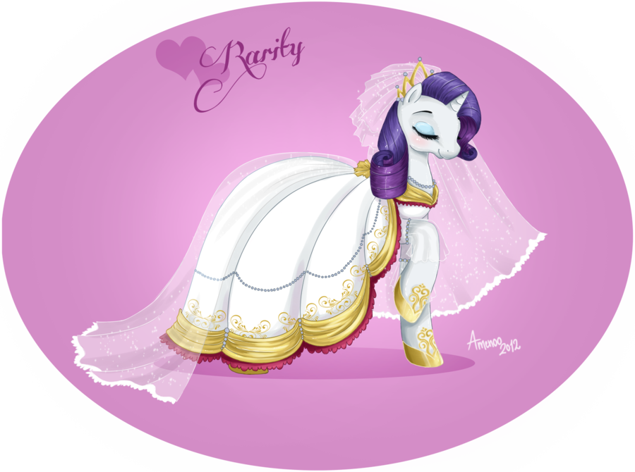 Rarity The Bride By Amenoo-d4nvrke ] - Mlp Raritys Wedding Dress - Free Transparent PNG Clipart Images Download. - Transparent PNG Free Download