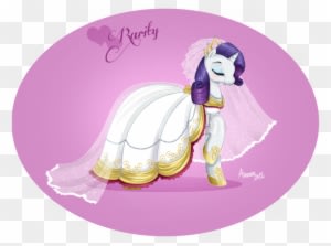 Rarity The Bride By Amenoo-d4nvrke ] - Mlp Raritys Wedding Dress - Free Transparent PNG Clipart Images Download. - Transparent PNG Free Download