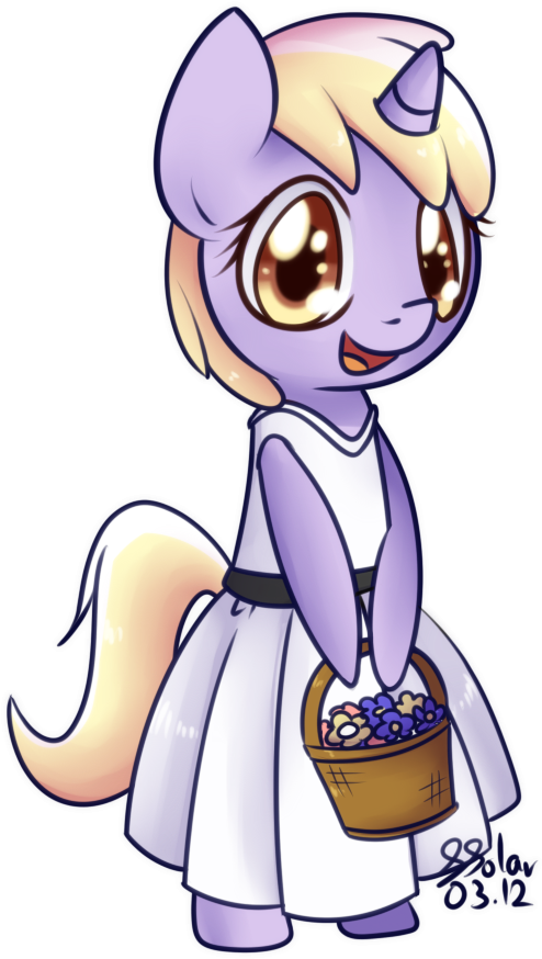 Solar-slash, Basket, Clothes, Dinky Hooves, Dress, - Mlp Wedding Pony Dress - Free Transparent PNG Clipart Images Download. - Transparent PNG Free Download
