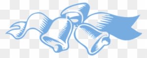Bells Church Blue Wedding Ribbon Christmas - Blue Wedding Bells Png - Free Transparent PNG Clipart Images Download. - Transparent PNG Free Download